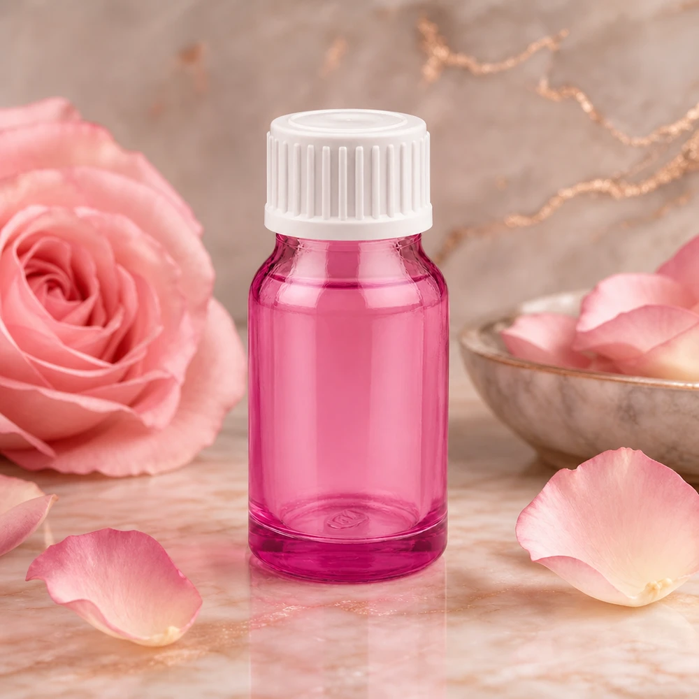 10ml tippapullo 0,9mm valkoinen standardi PurpleLine. UT18/10 Pieni 10ml violetti lasipullo, jossa on käytännöllinen tiputuskorkki aromaterapiasovelluksiin.