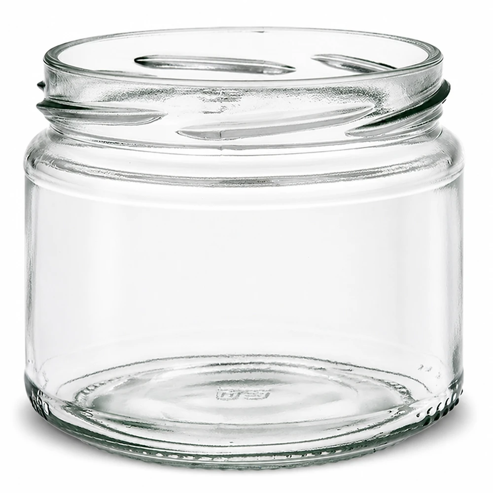 330ml pyöreä purkki ilman kantta (TO82) UNiTWIST UNiTWIST Runda330 pyöreä purkki 330ml TO82 tyhjä läpinäkyvä säilöntätölkki säilöntätölkki ilman kantta