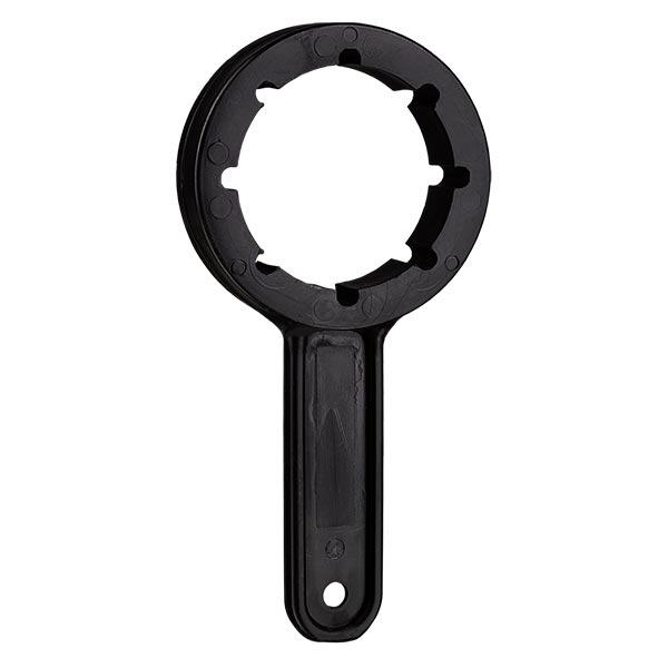 Avain kanisterin korkkeihin, joissa on kierre 61