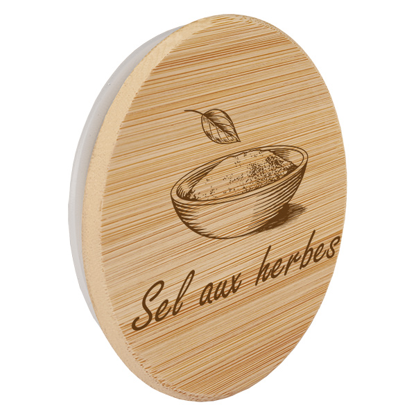 Puupäällyste "Sel aux herbes" WECK RR60:een