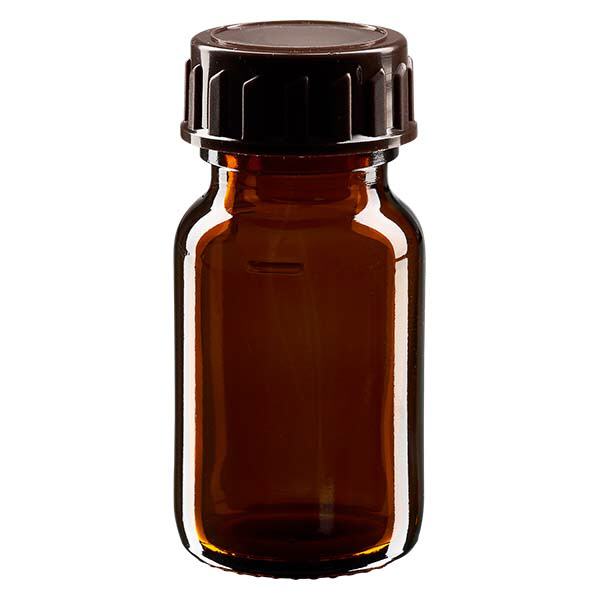 30ml lääkepullo ruskea, jossa korkki ruskea ApoGlas 30ml lääkepullo ruskea, jossa korkki ruskea ApoGlas