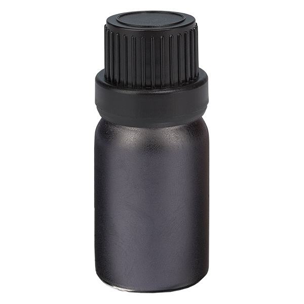 5ml pullo 11mm kierrekorkki musta peukaloinninestokorkki BlackLine UT18/5 5ml pullo 11mm kierrekorkki musta peukaloinninestokorkki BlackLine UT18/5