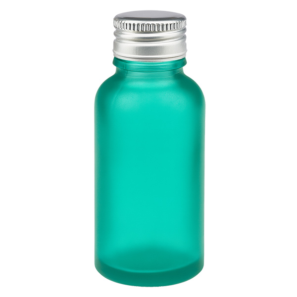 30ml pullo 11mm kierrekorkki alumiini-hopea Standard GreenL.UT18/30