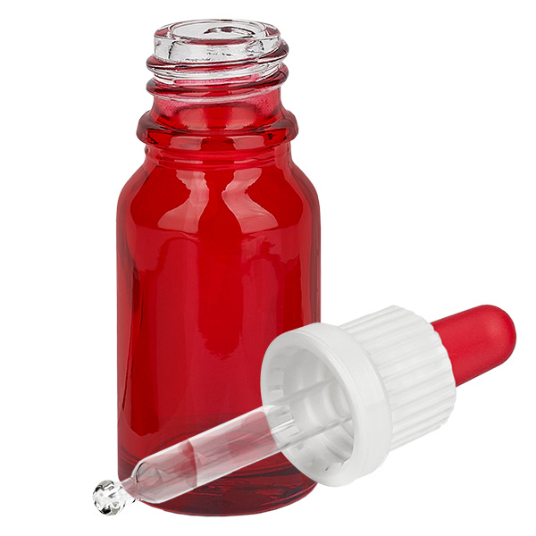 10ml pipettipullo valkoinen/punainen väärentämisen estävä suljin RedLine UT18/10 RedLine. 10ml pipettipullo valkoinen/punainen väärentämisen estävä suljin RedLine UT18/10 RedLine.