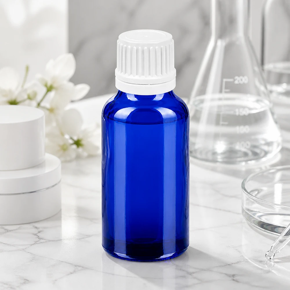 20ml pullo 11mm kierrekorkki valkoinen väärentämisen estävä sulkeminen BlueLine UT18/20 BlueLine UT18/20 Kompakti 20 ml:n pullo BlueLine-sarja 11 mm:n kierteellä laboratorio- ja lääkesovelluksiin.