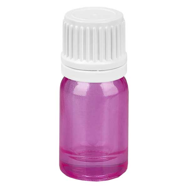 5ml tippapullo 0,7mm valkoinen Originality kierrekorkki PurpleLine UT18/5 PurpleLine UT18/5