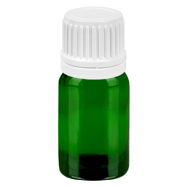 5ml pullo 11mm kierrekorkki valkoinen väärentämisen estävä korkki GreenLine UT18/5