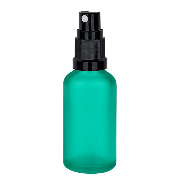 50ml suihkepullo musta vakiokorkki GreenLine UT18/50