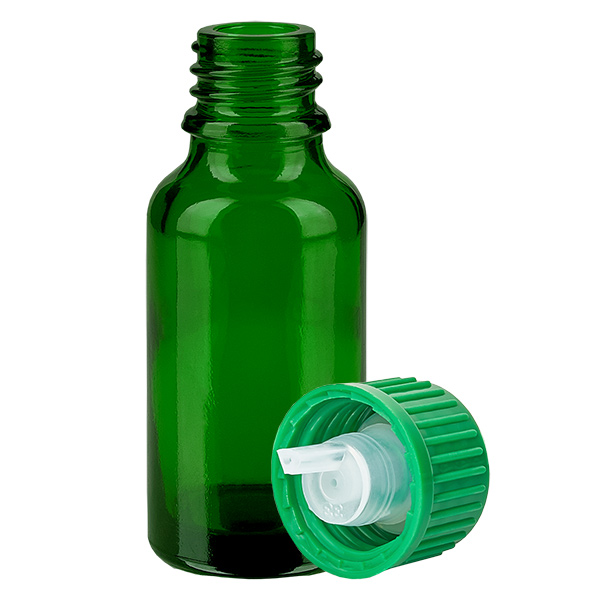 20ml tippapullo 0.8mm vihreä vakiokorkki GreenLine UT18/20 GreenLine UT18/20