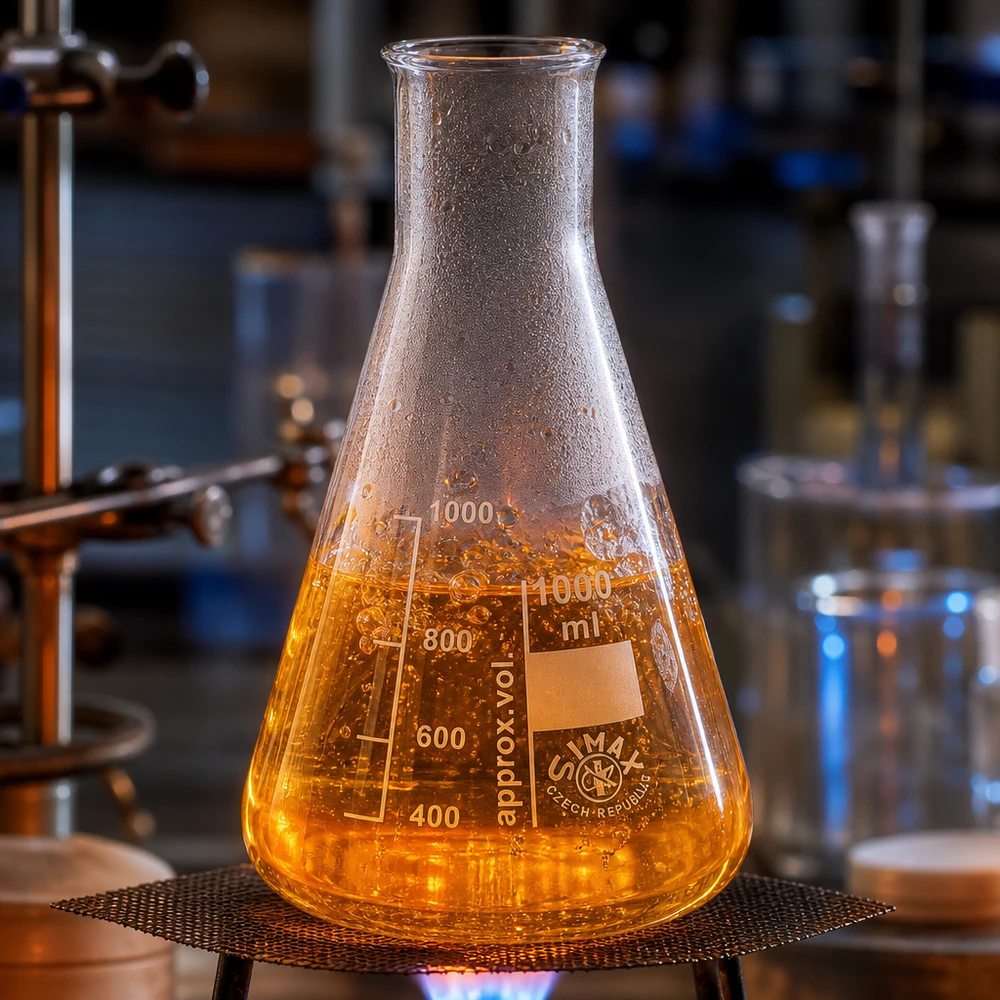 Erlenmeyer-pullo 200ml leveäkaulainen pullo Erlenmeyer-pullo 200 ml:n leveä kaula, jossa on asteikko ja leveä aukko tehokasta täyttöä varten.