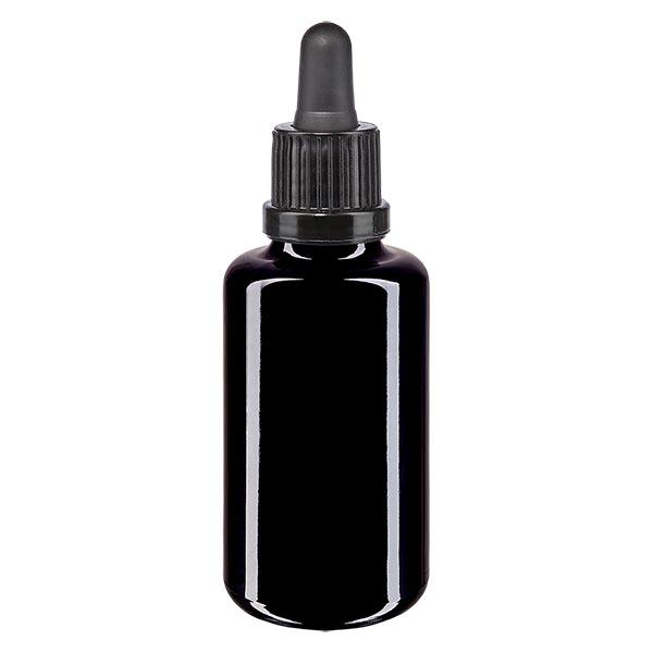 Apteekkipullo violetti 30ml pipetti musta tamper-evident-suljin Apteekkipullo violetti 30ml pipetti musta tamper-evident-suljin