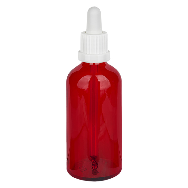 100ml pipettipullo valkoinen väärentämisen varalta suljettava RedLine UT18/100