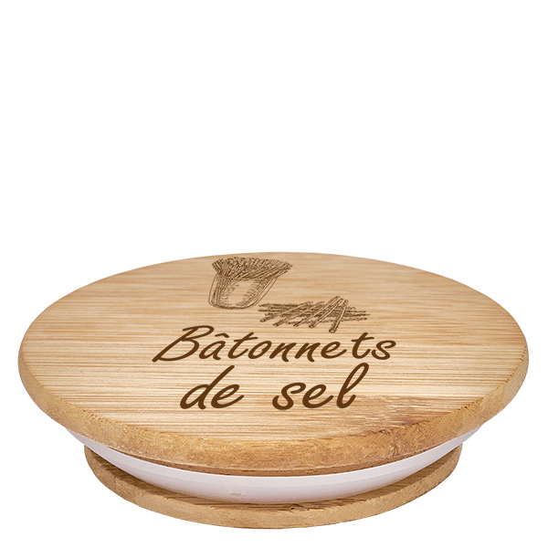 Puinen suojus "Bâtonnets de sel" pour WECK RR100 Puinen suojus "Bâtonnets de sel" pour WECK RR100