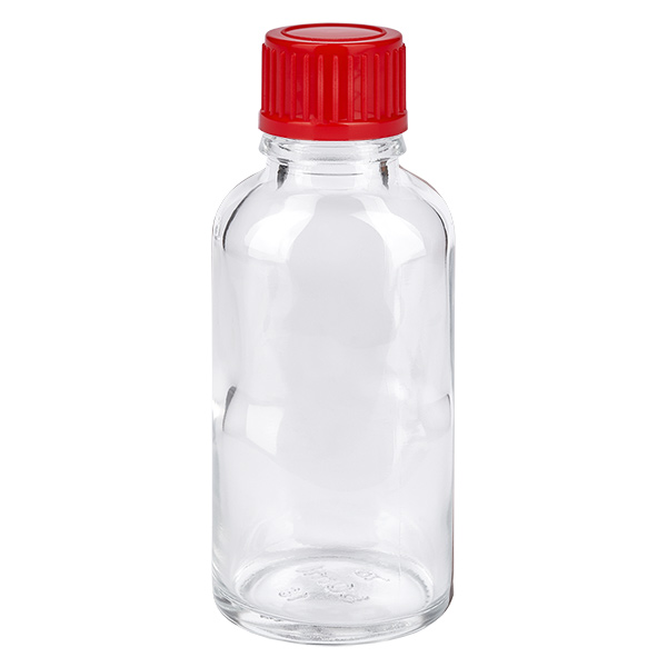 30ml pullo 11mm kierrekorkki punainen Standard ClearLine UT18/30 Standard ClearLine UT18/30