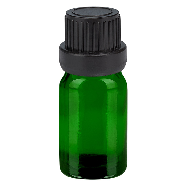 5ml tippapullo 2mm musta peukaloitava sulkeminen GreenLine UT18/5 GreenLine UT18/5