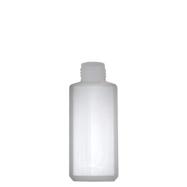250ml neliön muotoinen pullo PE natural, ilman korkkia 250ml neliön muotoinen pullo PE natural, ilman korkkia
