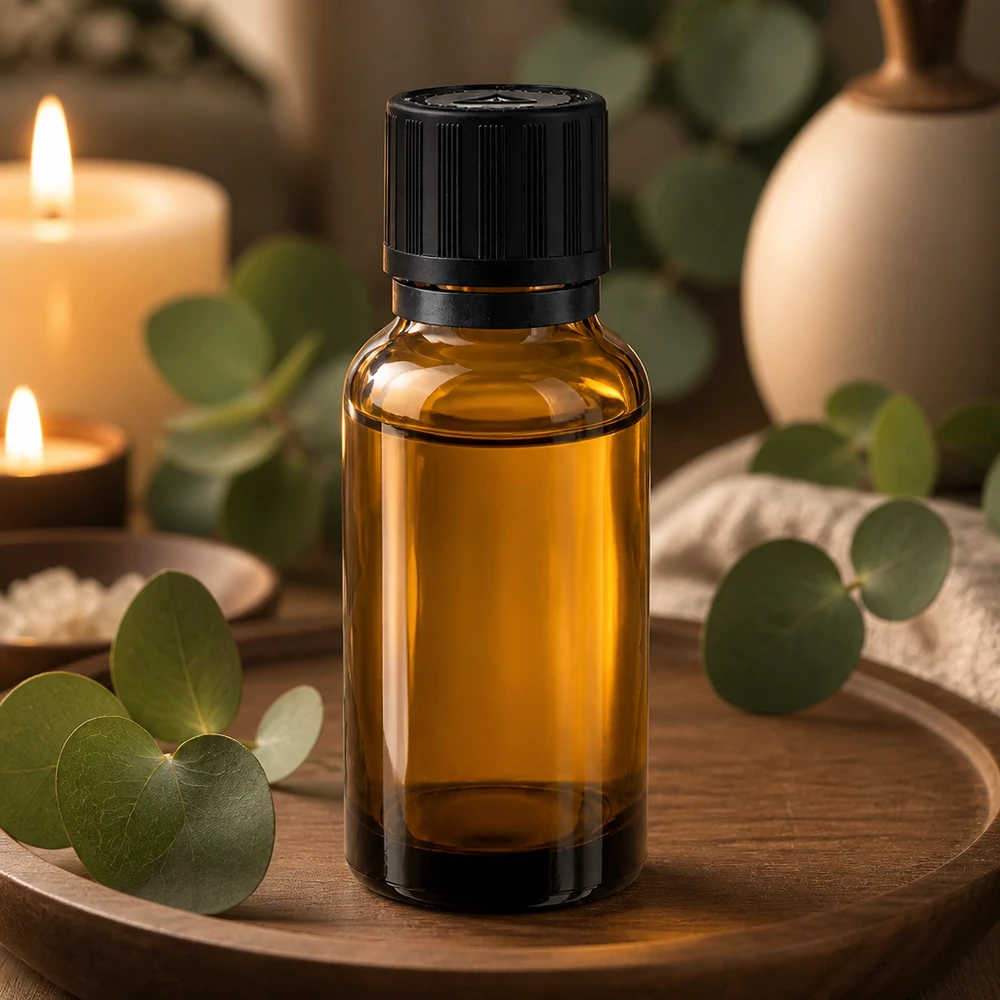 Apteekkipullo ruskea 20ml tippapullon korkki kaaderengas 1mm musta lapsilukko sokea varoitussymboli tamper evident sulkeminen. 20 ml:n apteekkilaatuinen ruskealasi-pullo, jossa on lapsiturvallinen korkki ja 1 mm:n tiputusosa, puualustalla
