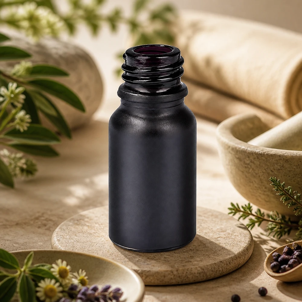 10ml annostelupullo BlackLine UT18/10 UNiTWIST UNiTWIST Tyylikäs 10ml BlackLine UT18/10 UNiTWIST -apteekkipullo, jossa on mattapintainen viimeistely tuotteen tyylikkääseen esittelyyn.