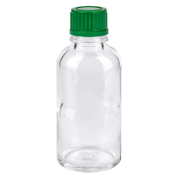 30ml pullo 11mm kierrekorkki vihreä standardi ClearLine UT18/30