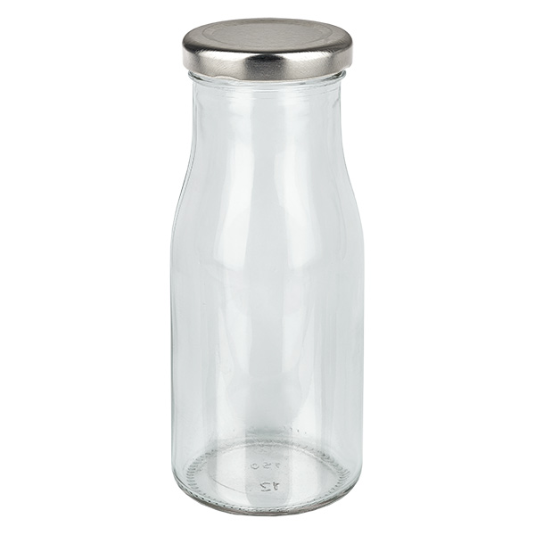 150ml pullo, jossa on BasicSeal-kansi hopea UNiTWIST.