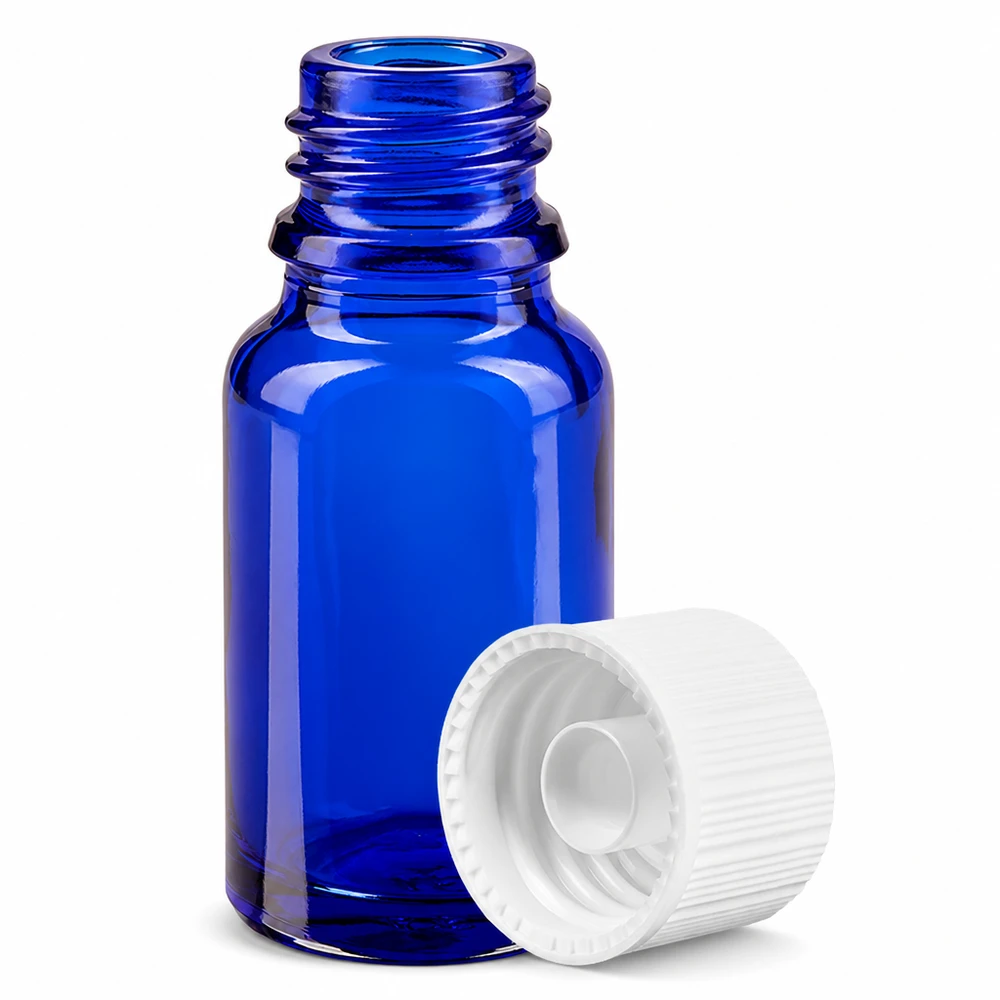 10ml pullo 11mm kierrekorkki valkoinen standardi BlueLine UT18/10 BlueLine UT18/10