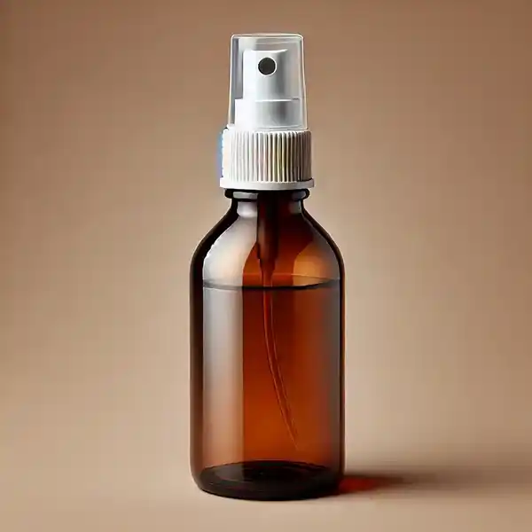 Braune PET-Medizinflaschen Sprayverschluss