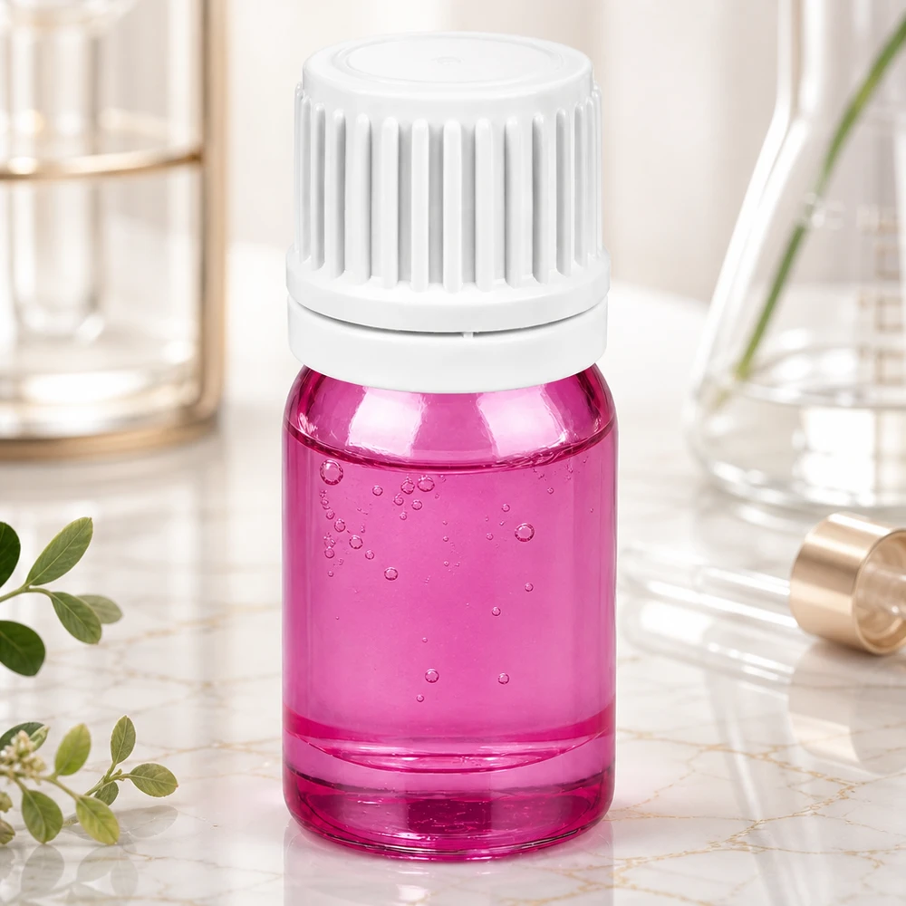 5ml tippapullo 0,7mm valkoinen Originality kierrekorkki PurpleLine UT18/5 PurpleLine UT18/5 Pieni 5 ml:n lasipullo, jossa on tarkka tippakorkki, tyylikkäässä violetissa värissä kauneudenhoitosovelluksiin