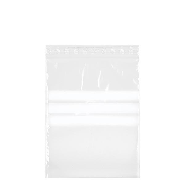 PolyZip-pussit, joissa on merkintäkenttä (100 kpl) 250x350mm/50µm (pakkaus)