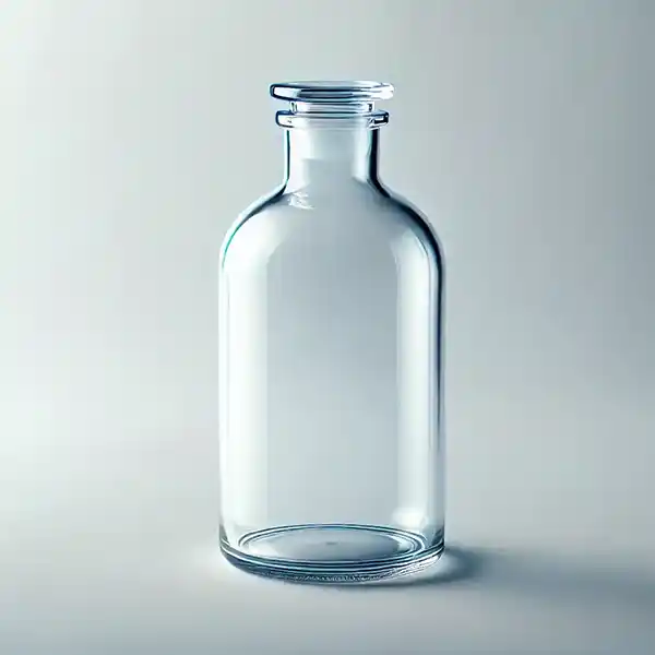 Injektionsflaschen aus klarglas