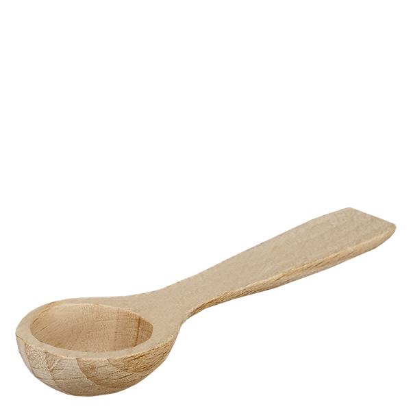 Puulapio koko S lusikan muoto - 77mm pitkä. Puinen kauha pieni lusikka muoto 7.7cm luonnollinen pyökki puu keittiötarvikkeet mausteet suola
