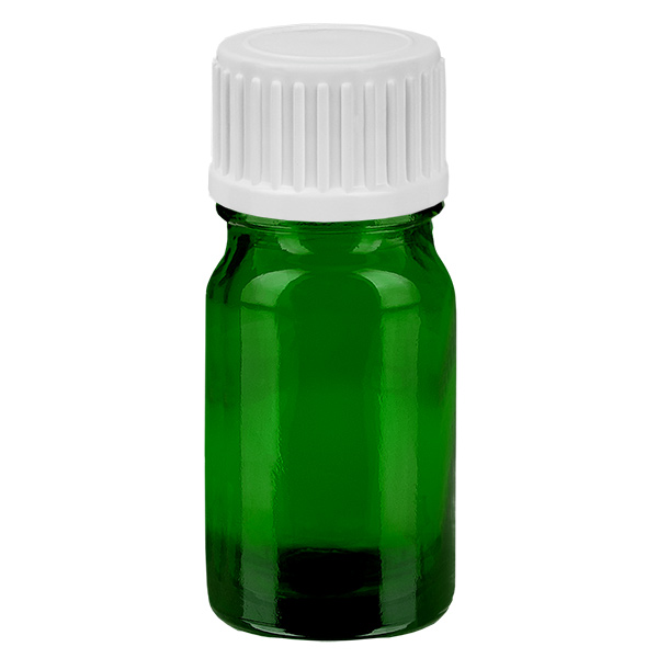 5ml pallopullo 3mm valurengas valkoinen vakiosuljin GreenLine UT18/5