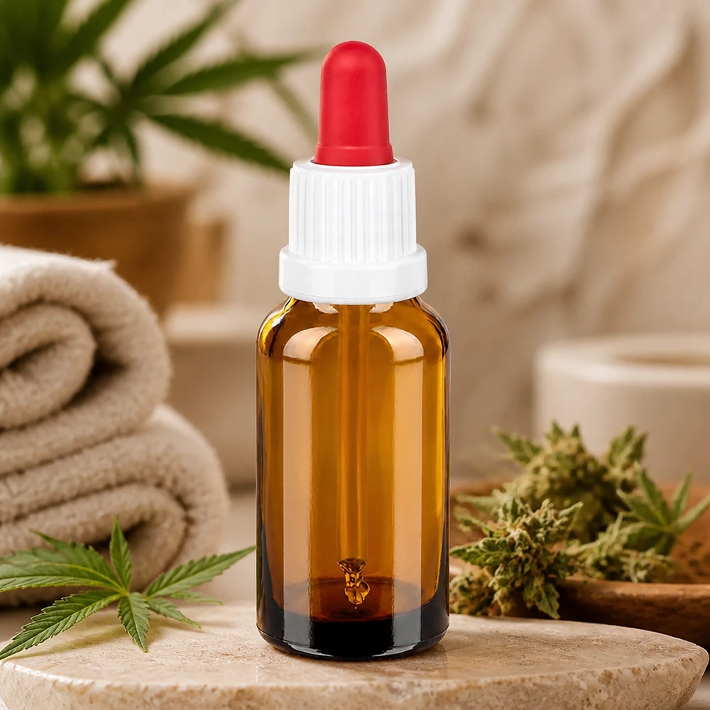 Lääketieteellinen 20 ml:n pipettipullo, jossa on UV-suojaus meripihkalasin läpi farmaseuttisiin sovelluksiin tarkoitettuun käyttöön