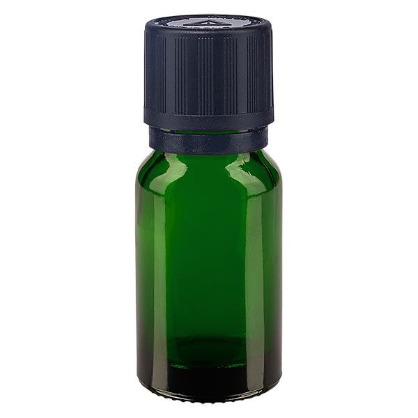 Apteekkipullo vihreä 10ml tippakorkki kaaderengas 1mm musta lapsilukko sokea varoitussymboli peukaloitava sulkeminen. Apteekkipullo vihreä 10ml tippakorkki kaaderengas 1mm musta lapsilukko sokea varoitussymboli peukaloitava sulkeminen.
