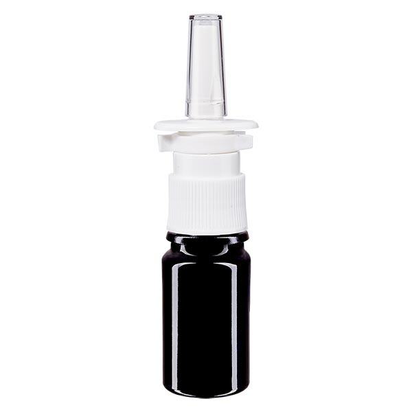 Apteekkipullo violetti 5ml nenäsumutin valkoinen vakiovärinen Apteekkipullo violetti 5ml nenäsumutin valkoinen vakiovärinen