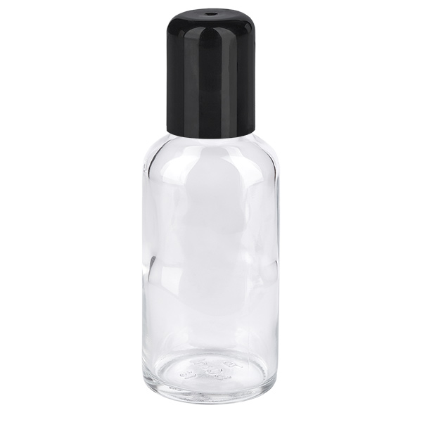 50ml roll-on pullo musta vakiokorkki ClearLine UT18/50