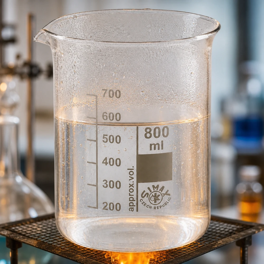 Lasipannu 800ml borosilikaattilasi, matala muotoinen Lämmönkestävä 800 ml:n borosilikaattilasinen dekantterilasi, jossa on asteikko ja nokka turvalliseen laboratoriotyöskentelyyn.