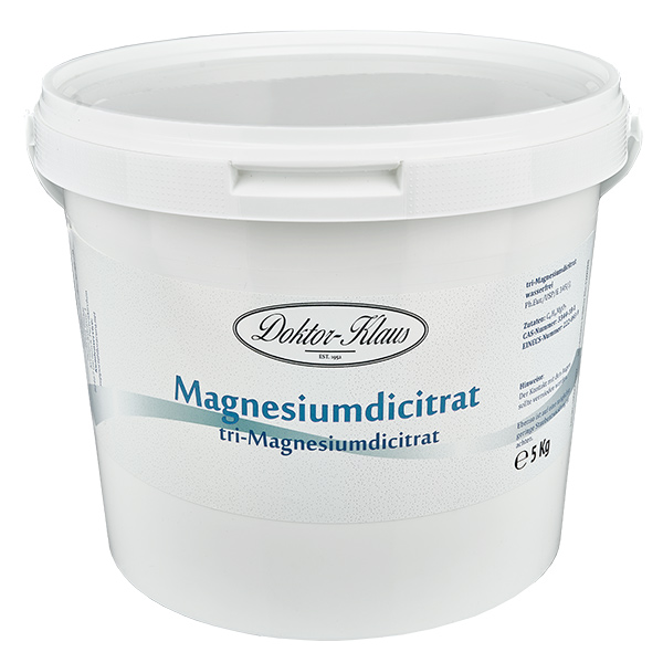 Tri-magnesiumdisitraatti (vedetön) 5kg Doktor-Klaus Tri-magnesiumdisitraatti (vedetön) 5kg Doktor-Klaus