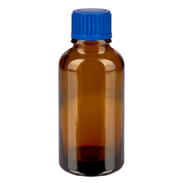 30ml pullo 11mm kierrekorkki sininen Standard BrownLine UT18/30 Standard BrownLine UT18/30