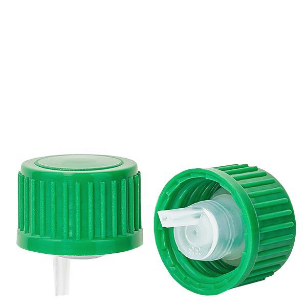 Dropper-suljin 0,8mm vihreä 18mm standardi Dropper-suljin 0,8mm vihreä 18mm standardi