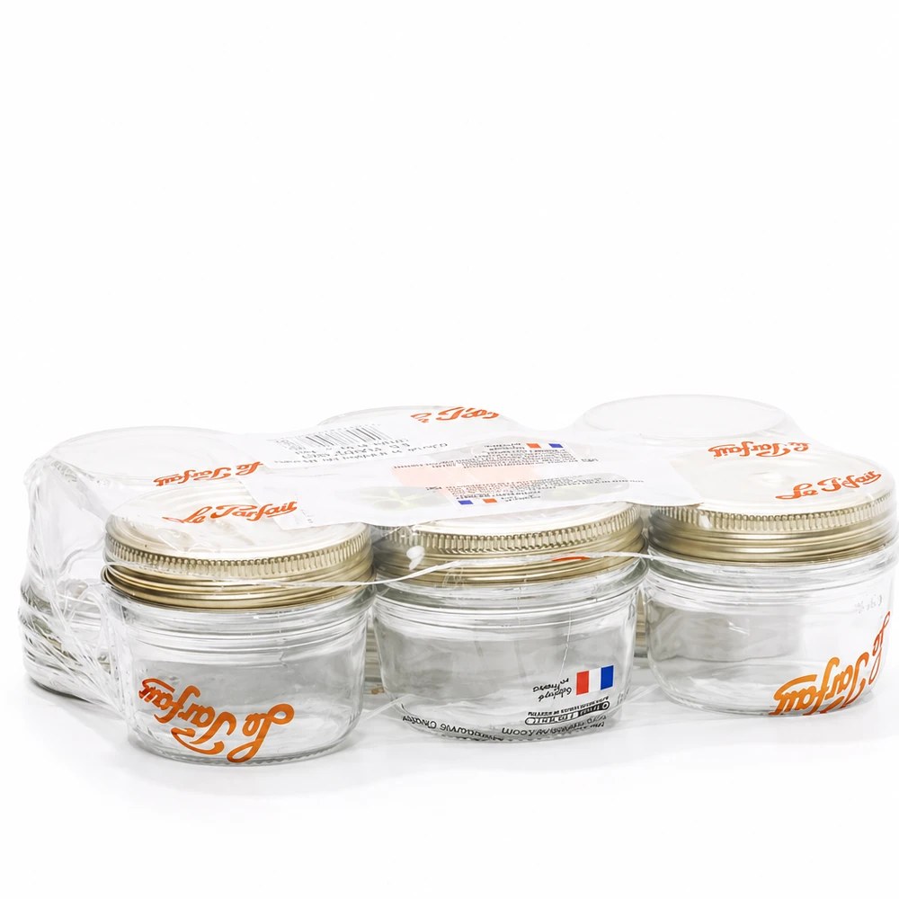 245ml Sturzglas "Familia Wiss" 2-teiliges Deckelsystem Le Pa 245ml Familia Wiss -mukit 2-osaisella kansijärjestelmällä Le Parfait -säilykepurkit, 6 kpl:n sarja