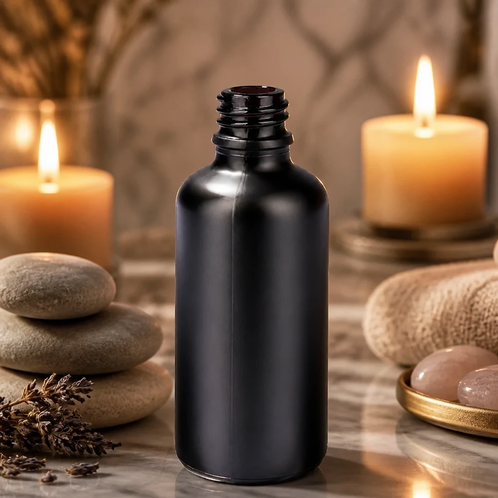 50ml annostelupullo BlackLine UT18/50 UNiTWIST UNiTWIST 50ml apteekkipullo BlackLine UT18/50 UNiTWIST kompaktissa koossa aromaterapiaan ja hyvinvointiin.