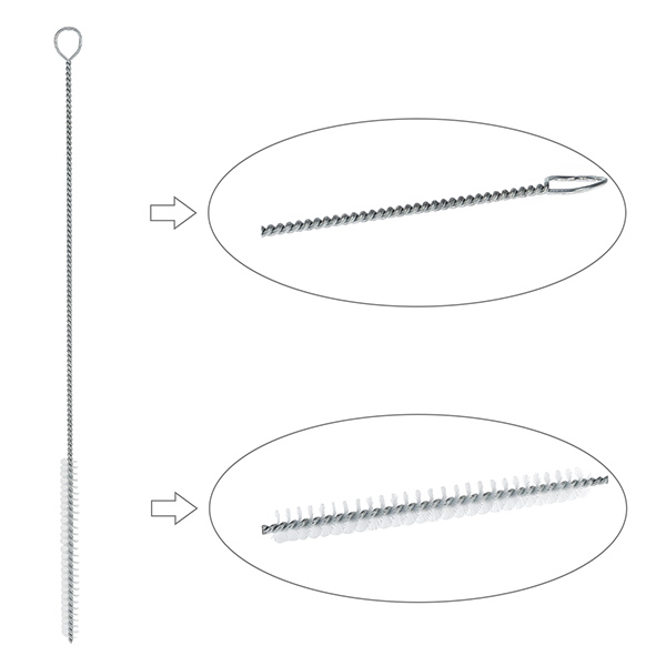 Puhdistusharja pyöreä koko L, jossa on silmukka ø8mm Puhdistusharja pyöreä koko L, jossa on silmukka ø8mm
