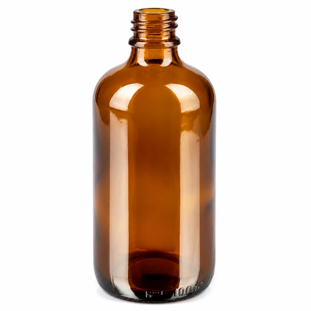 100ml pullo 11mm kierrekorkki punainen Standard BrownLine UT18/100 Standard BrownLine UT18/100 Ruskea lasipullo 100ml, jossa on 11 mm:n kierre farmaseuttisiin sovelluksiin ja laboratoriokäyttöön.