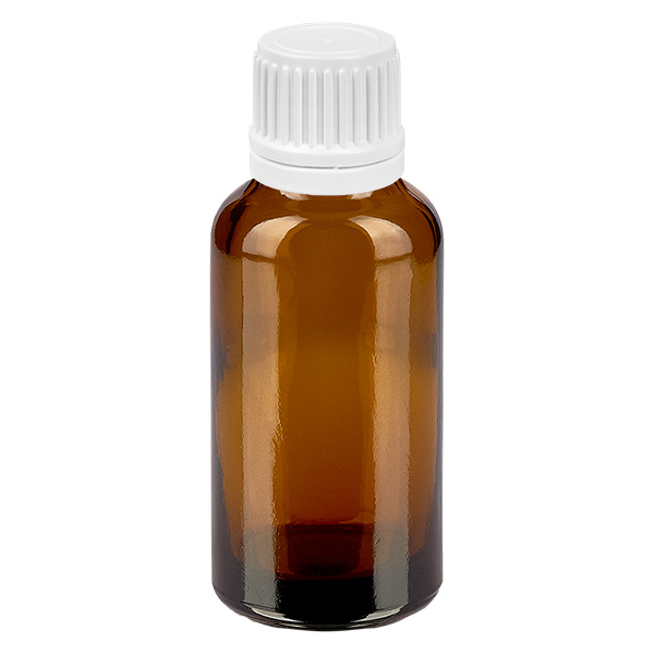 30ml pullo 11mm kierrekorkki valkoinen väärentämisen estävä sulkeminen BrownLine UT18/30