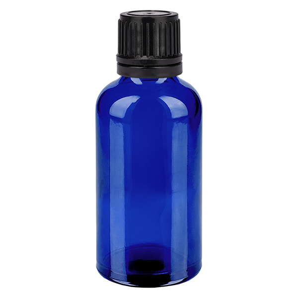 50ml pallopullo 3mm kaaderengas musta sinetöintisuljin BlueL. UT18/50