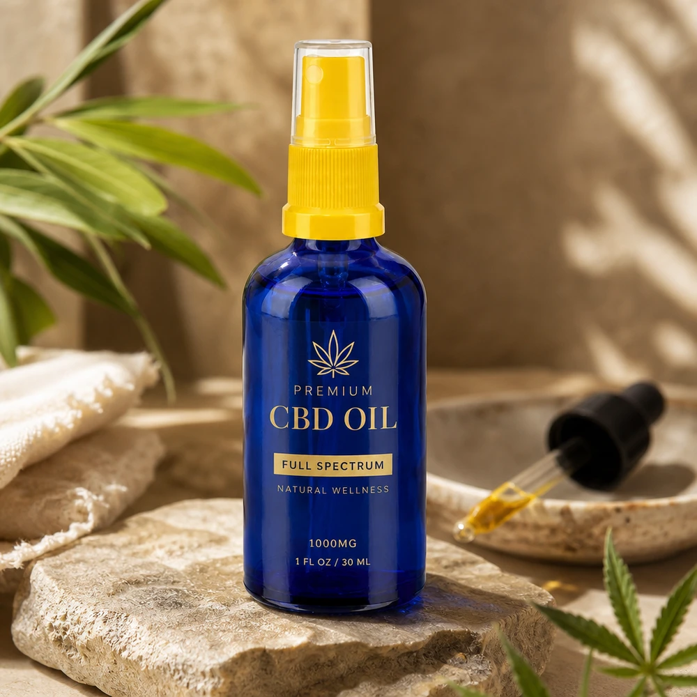 Premium lasinen suihkepullo 100ml STD-kierteellä ammattimaiseen aromaterapiaan ja hyvinvointiin.