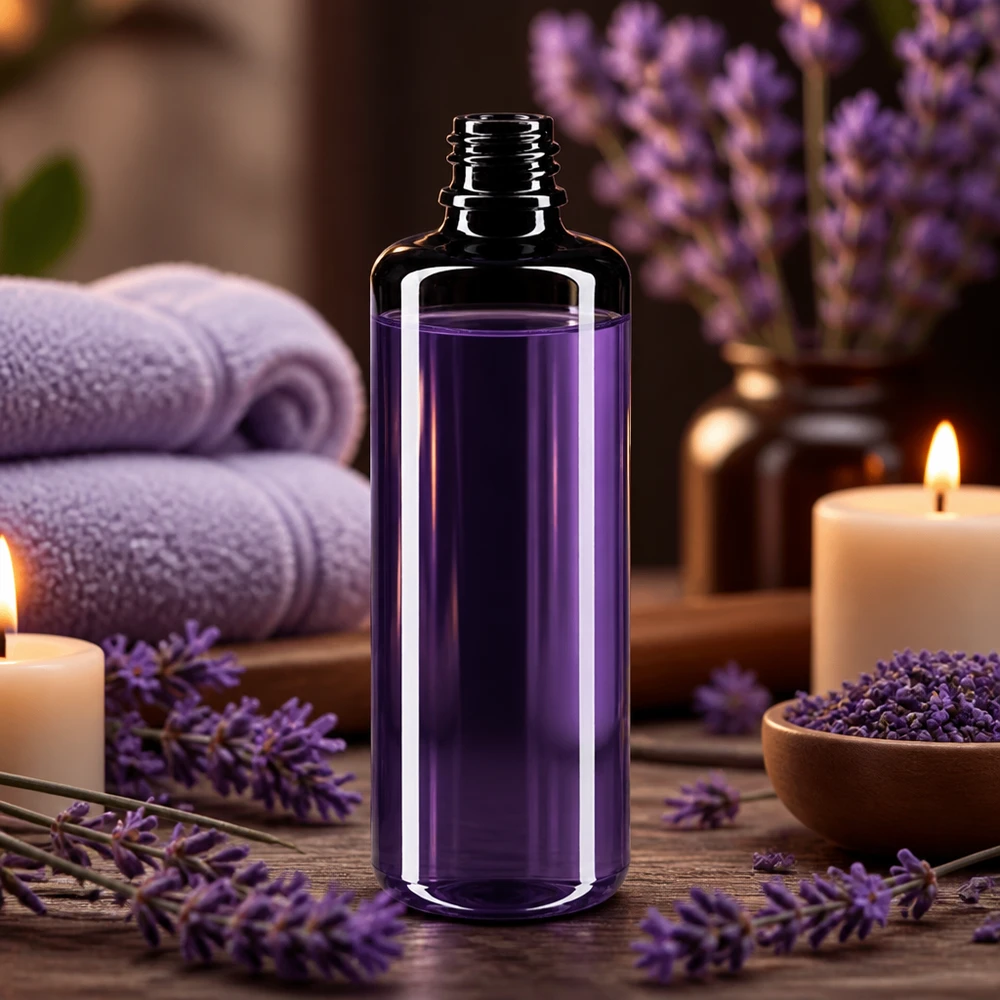 Premium Miron violetti lasinen tippapullo Orion 50ml suojaa ainesosia optimaalisesti haitalliselta valolta.