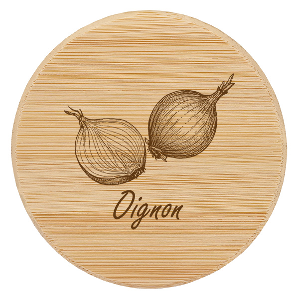 Puinen suojus "Oignon" pour WECK RR60