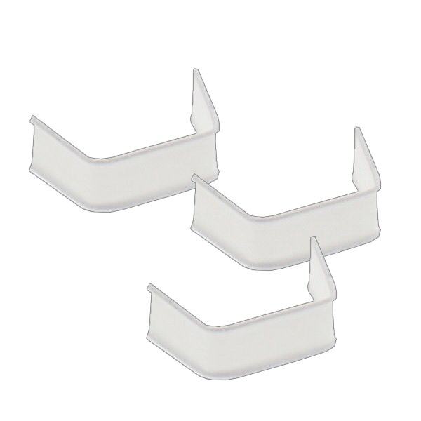 U-klipsi nauhasuljin valkoinen (100 kpl:n pakkaus) 40mm U-klipsi nauhasuljin valkoinen (100 kpl:n pakkaus) 40mm