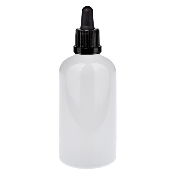 100 ml pipettipullo musta, alkuperäissuljin WhiteLine UT18/100